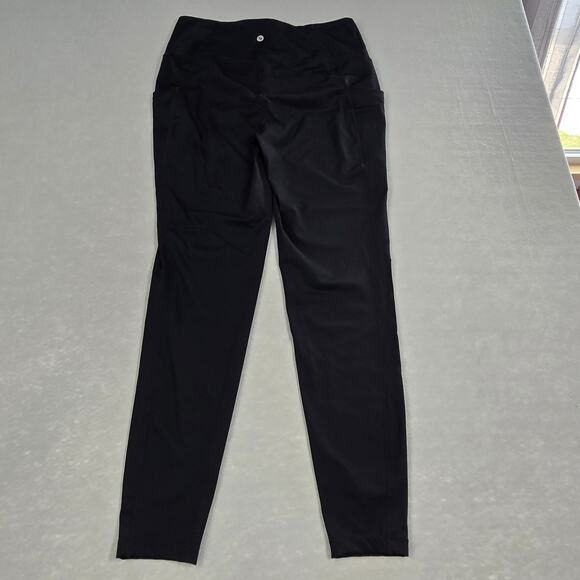 Baleaf Black High Waisted Nylon/Spandex Leggings with Side Pockets XL - NWOT - Picture 3 of 12
